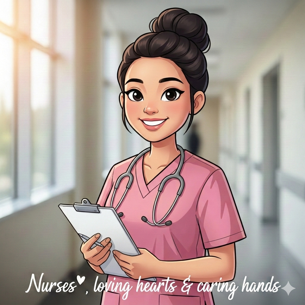 Caring Nurse editable template