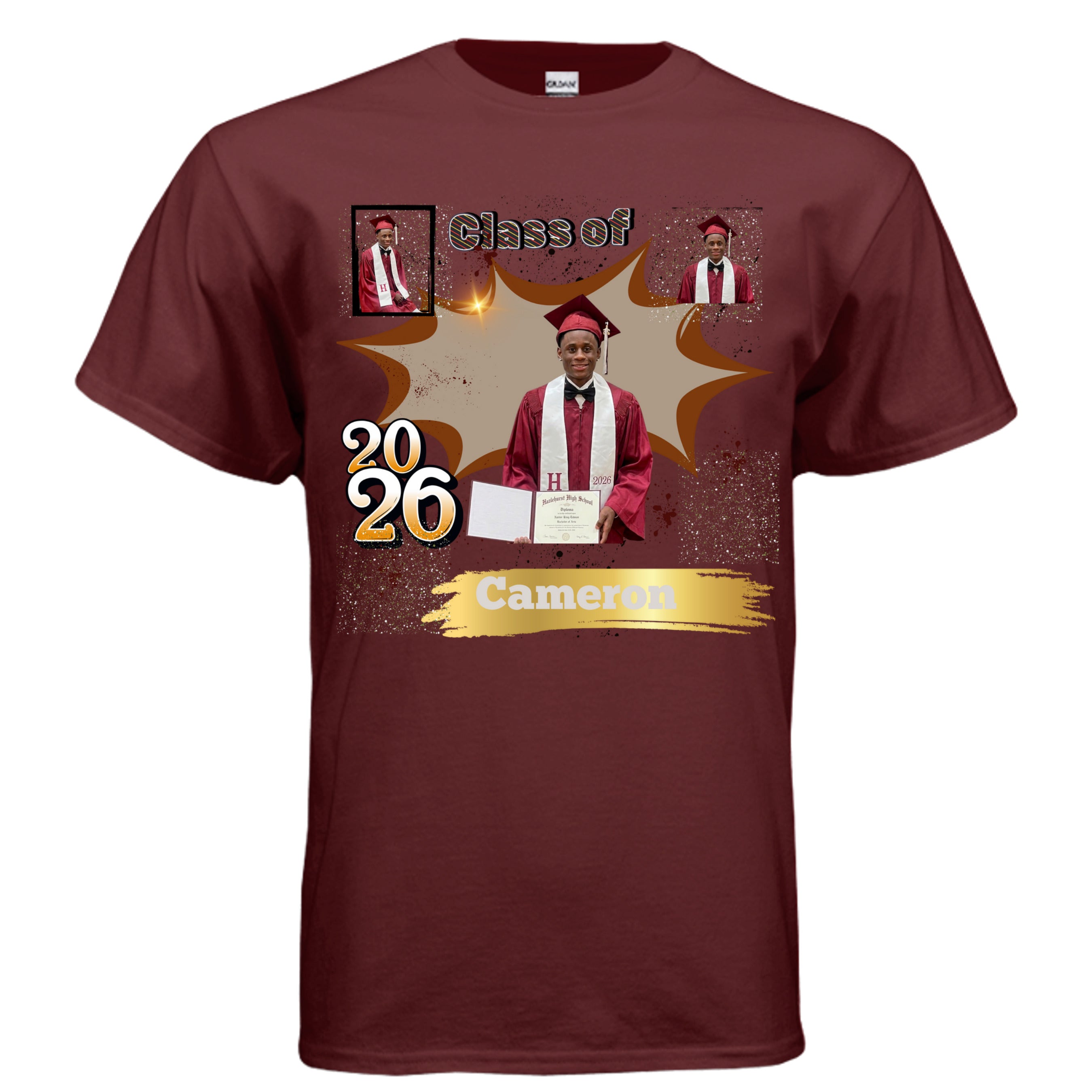MAROON - G200 - FRONT